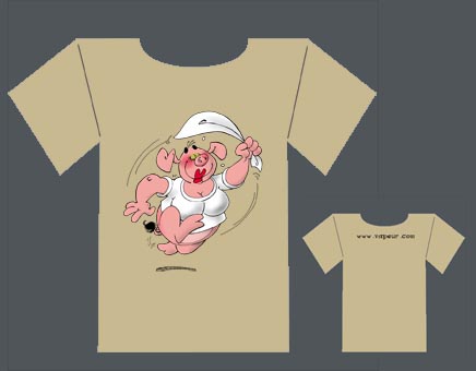 T-SHIRT VAPEUR COCHONNette Be